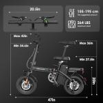 Askmy 14" Pro Folding Electric Bike - 750W
