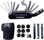 Bike Repair Tool Kit with Pump and Bag