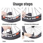 Portable Bike Tire Repair Kit with Pump