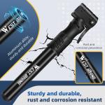 Portable Mini Bike Pump with Repair Kit