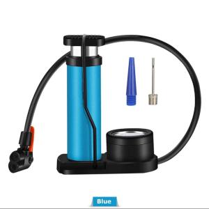 Mini Portable Bicycle Foot Pump with Pressure Gauge