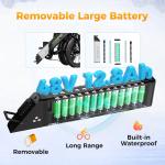 Aipas 1500W 20" Folding Electric Fat Tire Bike