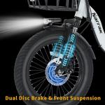 Narrak 1100W Fat Tire Folding Electric Trike