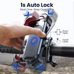 Motorcycle Phone Mount - Anti-Shake Bike Holder