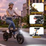 560W 14" Foldable Electric Bike for Commuting