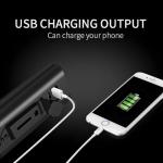 USB Rechargeable 4-in-1 Bike Light and Horn