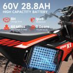 4500W Electric Dirt Bike - 50MPH E-Mountainbike