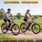 720W Electric Bike for Adults - 25mph, 50 Miles