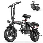 Foldable Electric Bike 1500W, 45 Miles, 30MPH