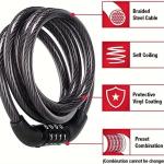 Heavy-Duty Bike Lock with Security Combination