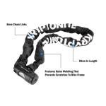 Kryptonite 8mm Bike Chain Key Lock - Black