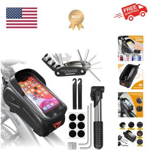 Bike Repair Kit with Tire Pump and Tools