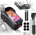 Bike Repair Kit with Tire Pump and Tools