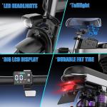 1200W Folding Electric Bike for Adults, 25MPH