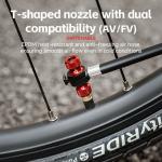 Rockbros Compact Bicycle Pump 220PSI with Gauge