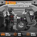 1200W Folding Electric Bike for Adults, 25MPH