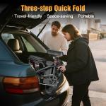 Foldable Electric Bike 1500W, 45 Miles, 30MPH