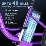 EOYOBIKE 24'' Electric Tricycle for Adults 350W