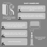 ROCKBROS Portable Mini Electric Bike Pump 100PSI