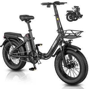 Hikeep 16" 500W Folding Electric Bike for Adults