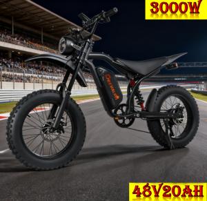 3000W E-Mountain Bike 48V 20AH 37MPH