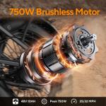 Hikeep 16" 500W Folding Electric Bike for Adults