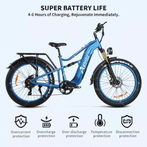 26'' Electric Mountain Bike with 1800W Motor