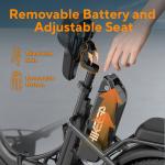 Hikeep 16" 500W Folding Electric Bike for Adults