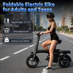 700W Folding Electric Bike for Adults and Teens