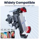 360° Aluminum Handlebar Mount for Phones and GPS
