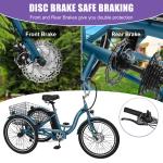 MOONCOOL 350W Electric Tricycle for Adults