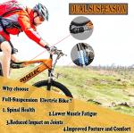 27.5" Electric Mountain Bike 1000W 35mph