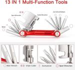 Bicycle Repair Kit with Pump and Saddle Bag