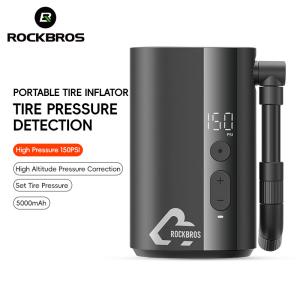 ROCKBROS Portable Electric Mini Pump for Bikes