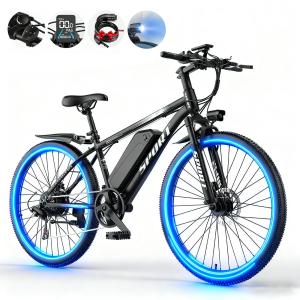 1500W Electric Bike 25 MPH 26" Tire 7 Speed
