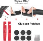 Bicycle Repair Kit with Pump and Saddle Bag