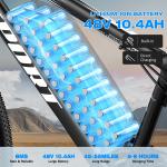 1500W Electric Bike 25 MPH 26" Tire 7 Speed