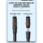 ROCKBROS High Pressure Bike Pump with Barometer