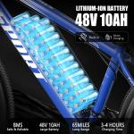 1500W Electric Mountain Bike with Dual Brakes