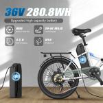 VARUN 20" Foldable Electric Bike 500W 20MPH