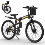 500W 48V 26" Folding Electric Mountain Bike