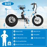 NAIZEA 16" Electric Fat Tire Tricycle