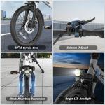 VARUN 20" Foldable Electric Bike 500W 20MPH