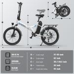 VARUN 20" Foldable Electric Bike 500W 20MPH