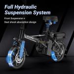 AOVOPRO EB60 14" 500W Folding Electric Bike