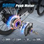 VARUN 20" Foldable Electric Bike 500W 20MPH