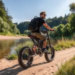 20" Fat Tire 1500W E-Bike for Adventure