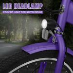 MOONCOOL 24" 26" Electric Tricycle with Removable Battery