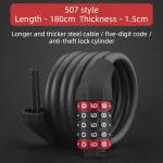 ROCKBROS Alloy Password Lock with LED Light