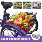 MOONCOOL 24" 26" Electric Tricycle with Removable Battery